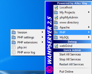 Wamp Server PHP Extension